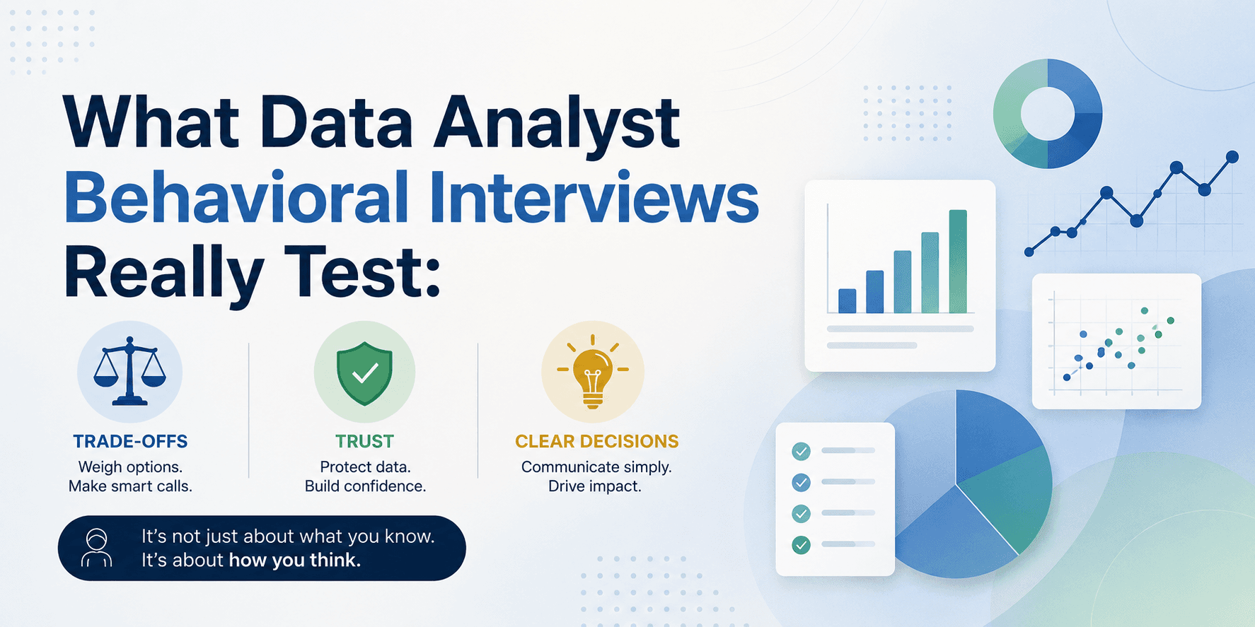 What Data Analyst Behavioral Interviews Really Test: Trade-Offs, Trust, and Clear Decisions